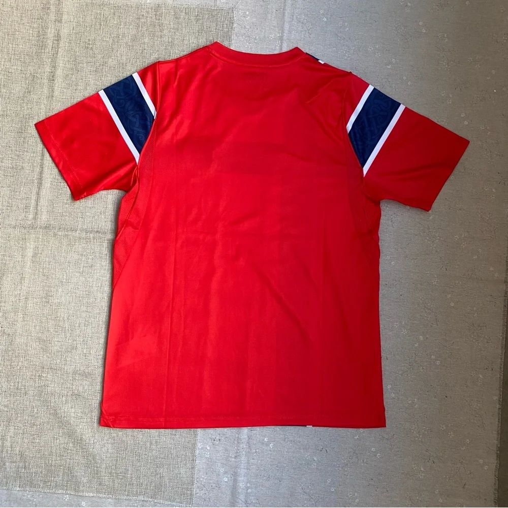 Nike Red Norway-Style Soccer Tee
